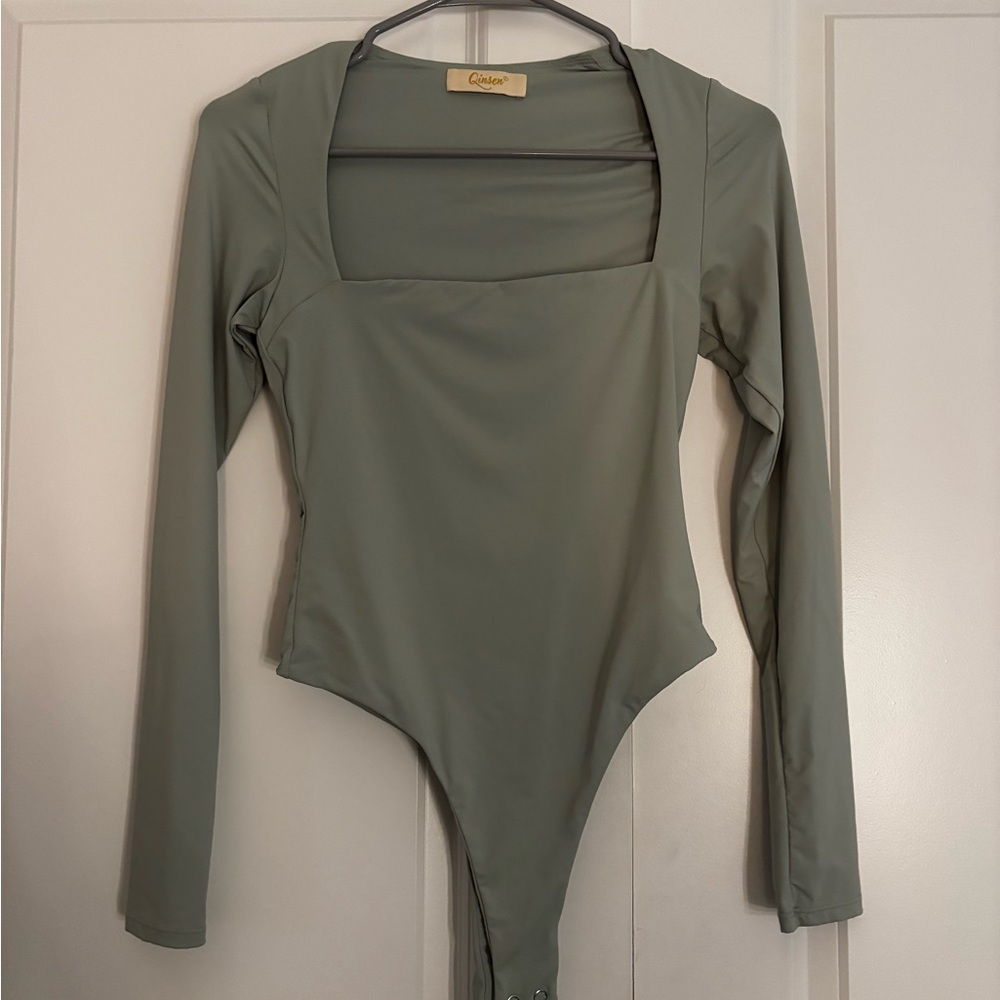 Cider Soft Green Long Sleeve Top
